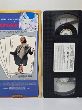 Thursday's Game (1974) VHS Gene Wilder, Ellen Burstyn, Bob Newhart Comedy Drama